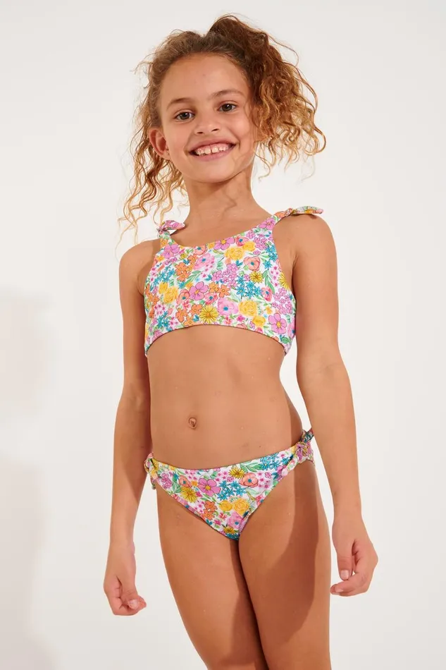 Maillot 2 Pices White 8211 M PEANUT BERRYFIELDS White Kids Banana Moon Girl and Boy
