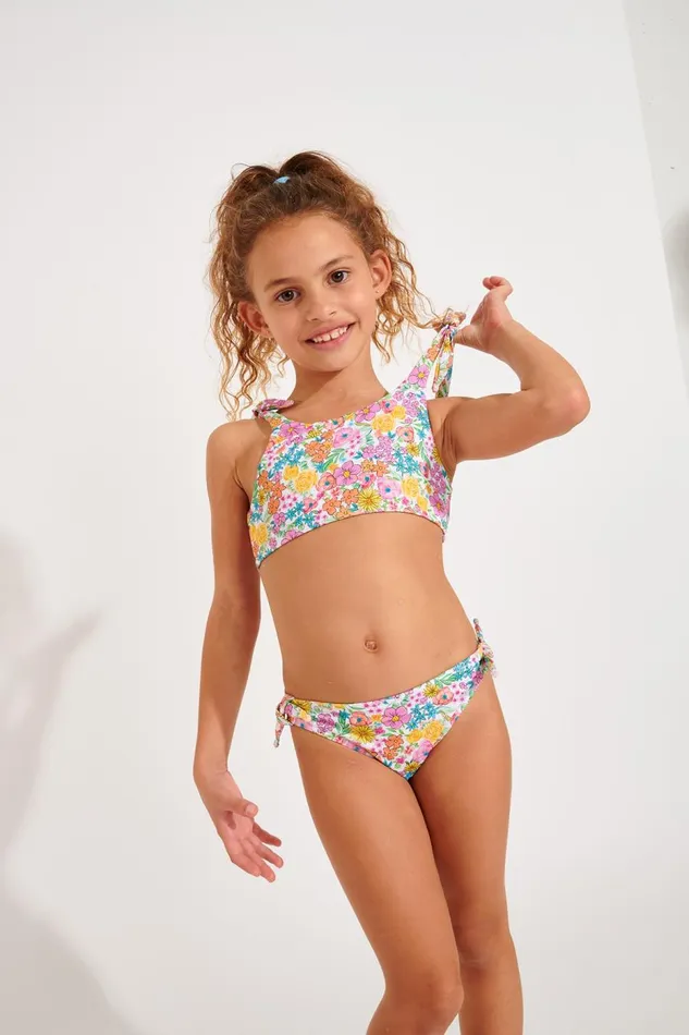 Maillot 2 Pices White 8211 M PEANUT BERRYFIELDS White Kids Banana Moon Girl and Boy