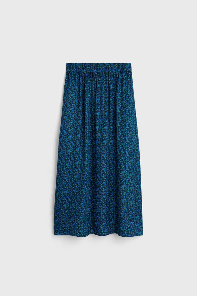 Marla Floral Skirt Black Cobalt Women Rodebjer Sets and Suits