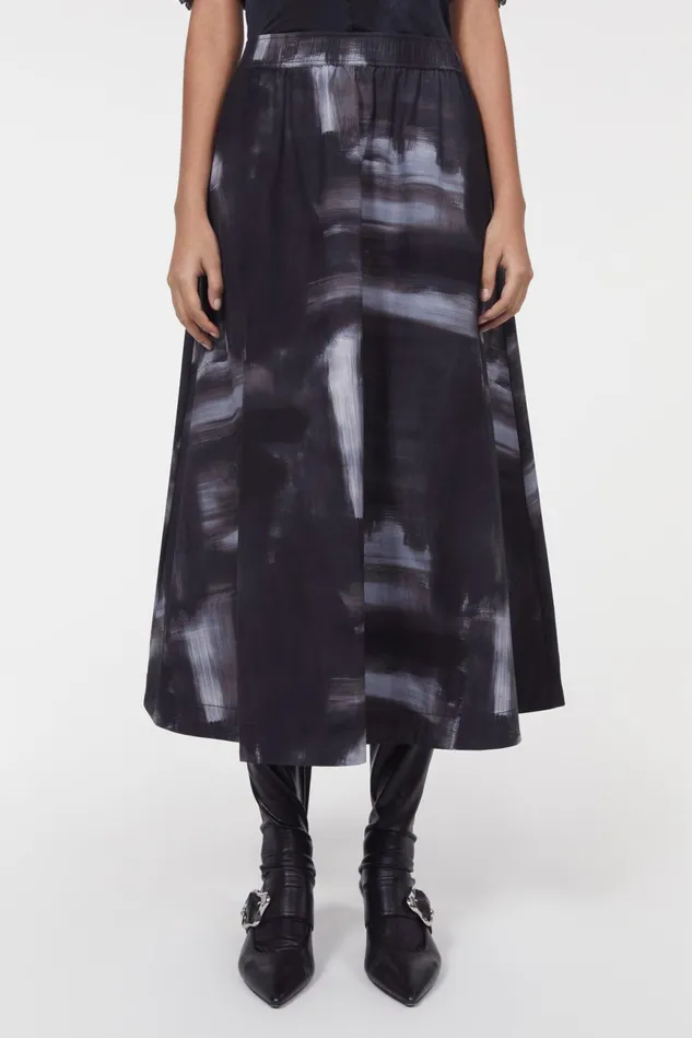 Marla Wash Skirt Black Women Rodebjer Skirts