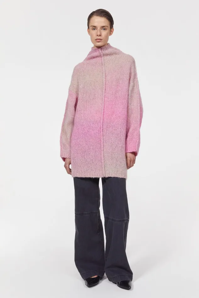 Mehr Knitted Sweater Super Pink Women Rodebjer Knitwear