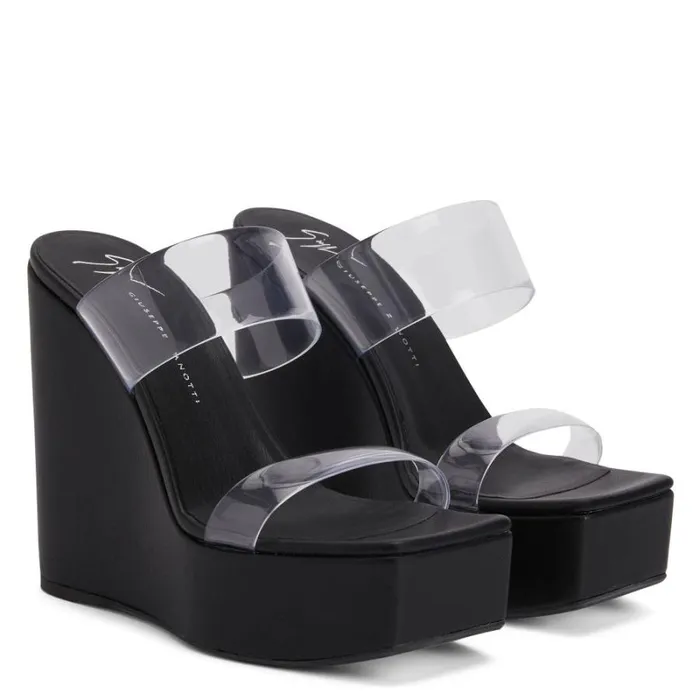 Meissa Plexi Black Women Giuseppe Zanotti Sandals