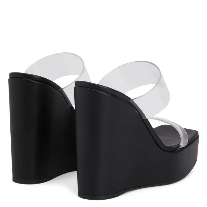 Meissa Plexi Black Women Giuseppe Zanotti Sandals