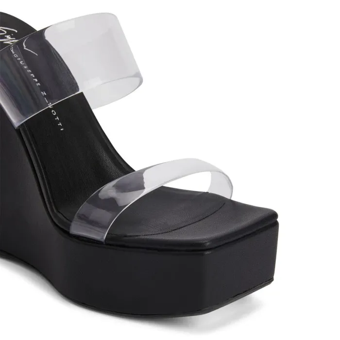 Meissa Plexi Black Women Giuseppe Zanotti Sandals
