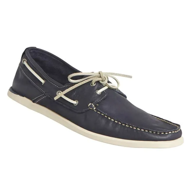 Men 369 Navy Leather Loafers Windsor Smith Shoes