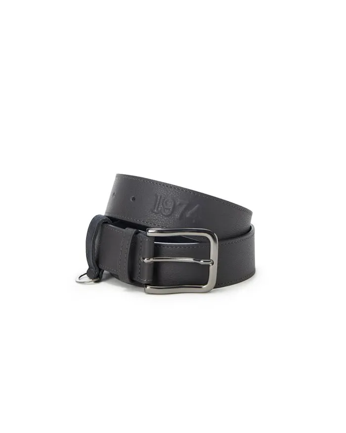 Men Bags And Belt Iceberg Nappa Belt With Embossed Logo Men Bags And Belt Iceberg Nappa Belt With Embossed Logo