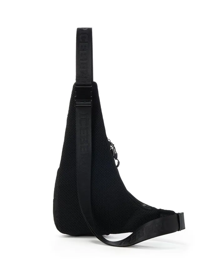 Men Bags And Belt Iceberg Oneshoulder Backpack With Allover Iceberg Logo Men Bags And Belt Iceberg Oneshoulder Backpack With Allover Iceberg Logo