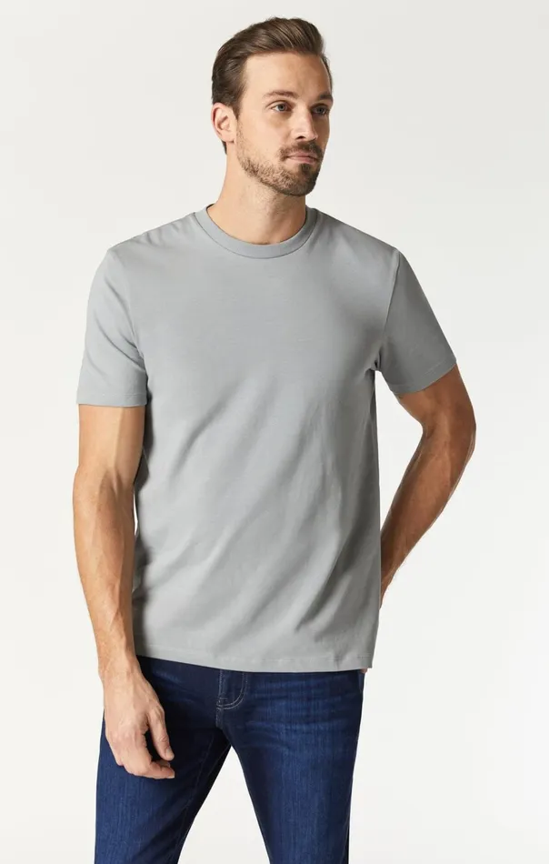 Men Basic Crew Neck TShirt In Monument Mavi Jeans TShirts
