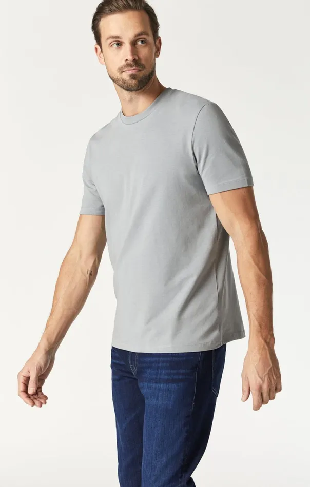 Men Basic Crew Neck TShirt In Monument Mavi Jeans TShirts Men Basic Crew Neck TShirt In Monument Mavi Jeans TShirts
