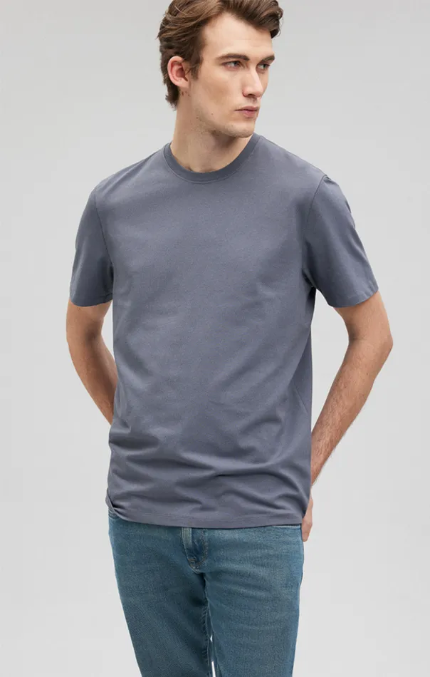 Men Basic Crew Neck TShirt In Turbulence Mavi Jeans TShirts