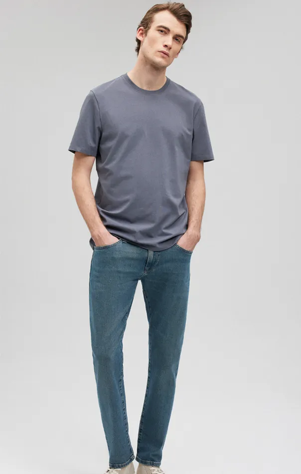 Men Basic Crew Neck TShirt In Turbulence Mavi Jeans TShirts Men Basic Crew Neck TShirt In Turbulence Mavi Jeans TShirts