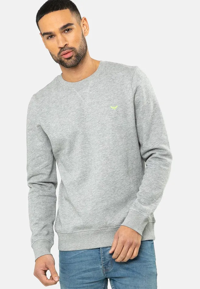 Men Black and Grey Crew Neck Sweatshirts 2 Pack Black and Grey Marl Threadbare Sweatshirts Men Black and Grey Crew Neck Sweatshirts 2 Pack Black and Grey Marl Threadbare Sweatshirts