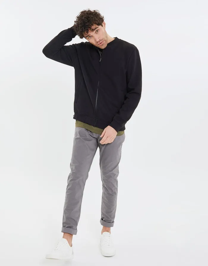 Men Black Zip Up Fleece Varsity Jacket Black Threadbare Jacket and Coats Men Black Zip Up Fleece Varsity Jacket Black Threadbare Jacket and Coats