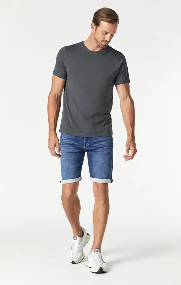 Men Brian Shorts In Dark Brushed Athletic Mavi Jeans Shorts Men Brian Shorts In Dark Brushed Athletic Mavi Jeans Shorts