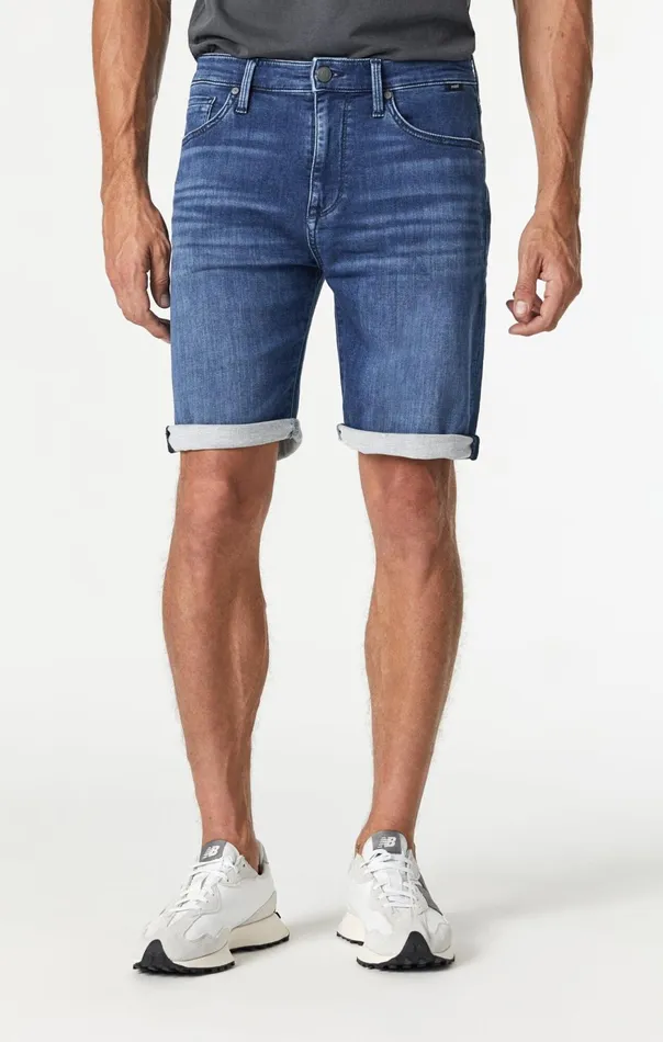 Men Brian Shorts In Dark Brushed Athletic Mavi Jeans Shorts Men Brian Shorts In Dark Brushed Athletic Mavi Jeans Shorts