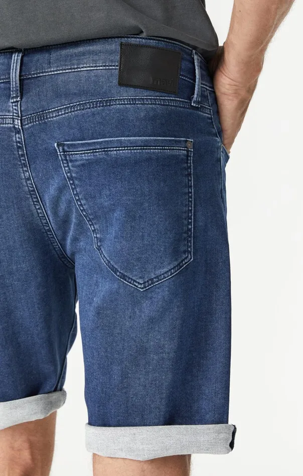 Men Brian Shorts In Dark Brushed Athletic Mavi Jeans Shorts Men Brian Shorts In Dark Brushed Athletic Mavi Jeans Shorts
