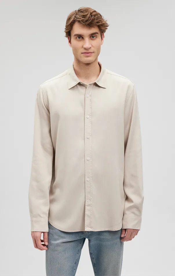 Men Button UpLong Sleeve Shirt In Moonstruck Mavi Jeans TShirts Men Button UpLong Sleeve Shirt In Moonstruck Mavi Jeans TShirts