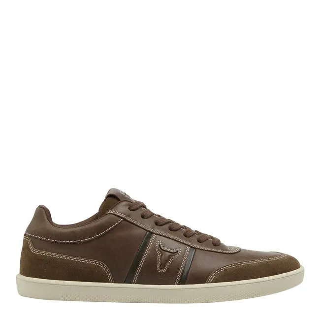 Men Carlo Tobacco Leather Suede Shoes Windsor Smith Shoes