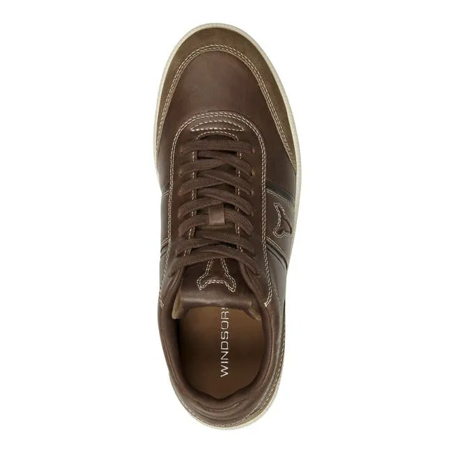 Men Carlo Tobacco Leather Suede Shoes Windsor Smith Shoes