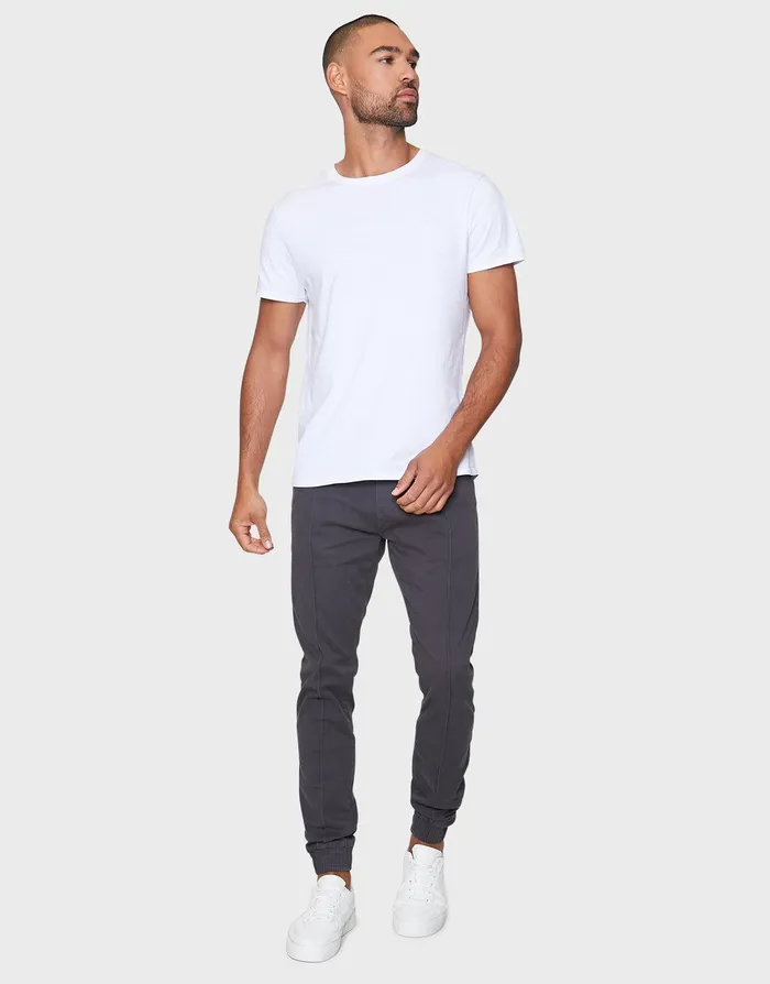 Men Charcoal Slim Fit Trousers Charcoal Threadbare Trousers and Cargos Men Charcoal Slim Fit Trousers Charcoal Threadbare Trousers and Cargos