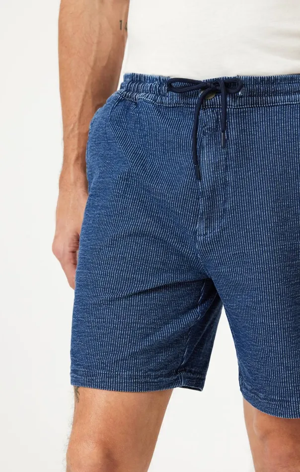 Men Clint Jogger Shorts In Dark Stripe Athletic Mavi Jeans Shorts Men Clint Jogger Shorts In Dark Stripe Athletic Mavi Jeans Shorts