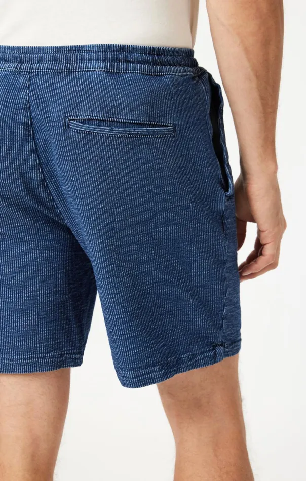 Men Clint Jogger Shorts In Dark Stripe Athletic Mavi Jeans Shorts Men Clint Jogger Shorts In Dark Stripe Athletic Mavi Jeans Shorts