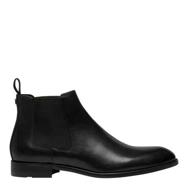 Men Daniele Black Leather Boots Windsor Smith Boots