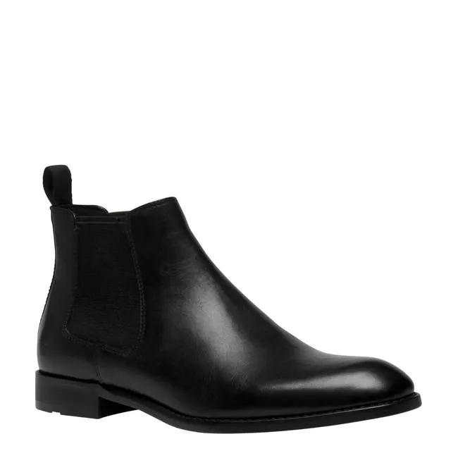 Men Daniele Black Leather Boots Windsor Smith Boots
