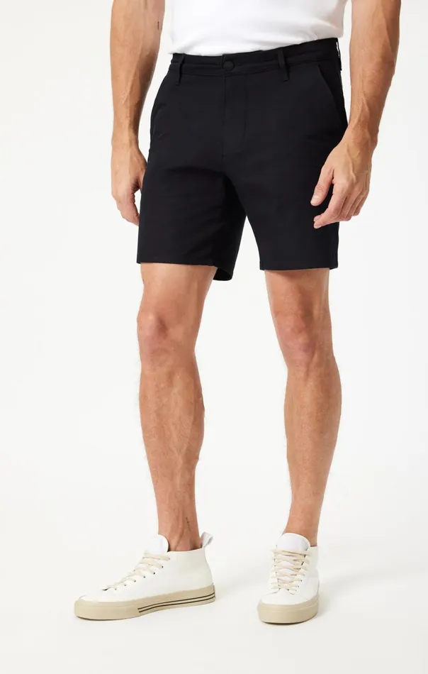 Men Darren Chino Shorts In Black True Move Mavi Jeans Shorts Men Darren Chino Shorts In Black True Move Mavi Jeans Shorts