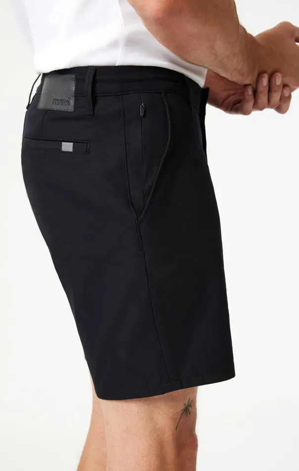 Men Darren Chino Shorts In Black True Move Mavi Jeans Shorts Men Darren Chino Shorts In Black True Move Mavi Jeans Shorts