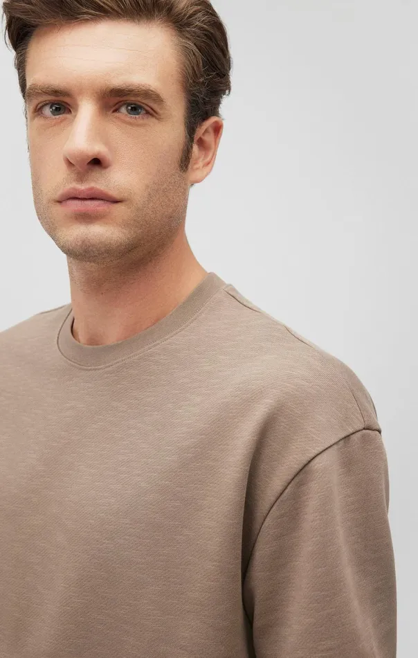 Men Drop Shoulder TShirt In Brindle Mavi Jeans TShirts Men Drop Shoulder TShirt In Brindle Mavi Jeans TShirts