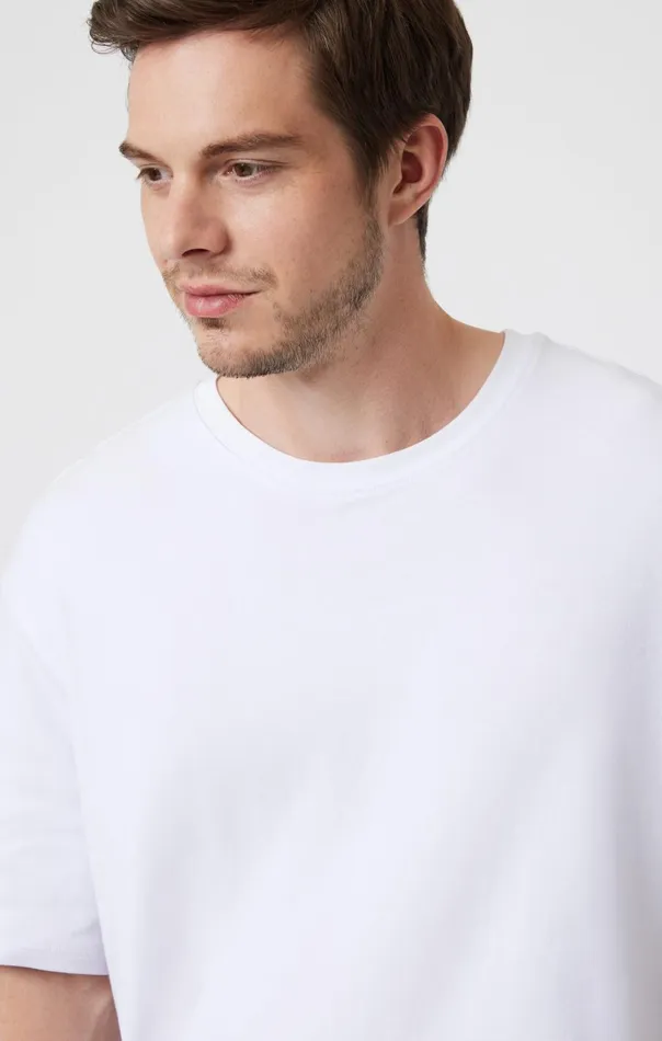 Men Drop Shoulder TShirt In White Mavi Jeans TShirts Men Drop Shoulder TShirt In White Mavi Jeans TShirts
