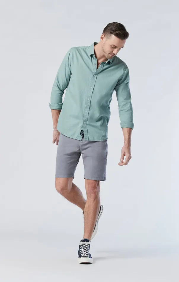 Men Ethan Shorts In Sharkskin Twill Mavi Jeans Shorts