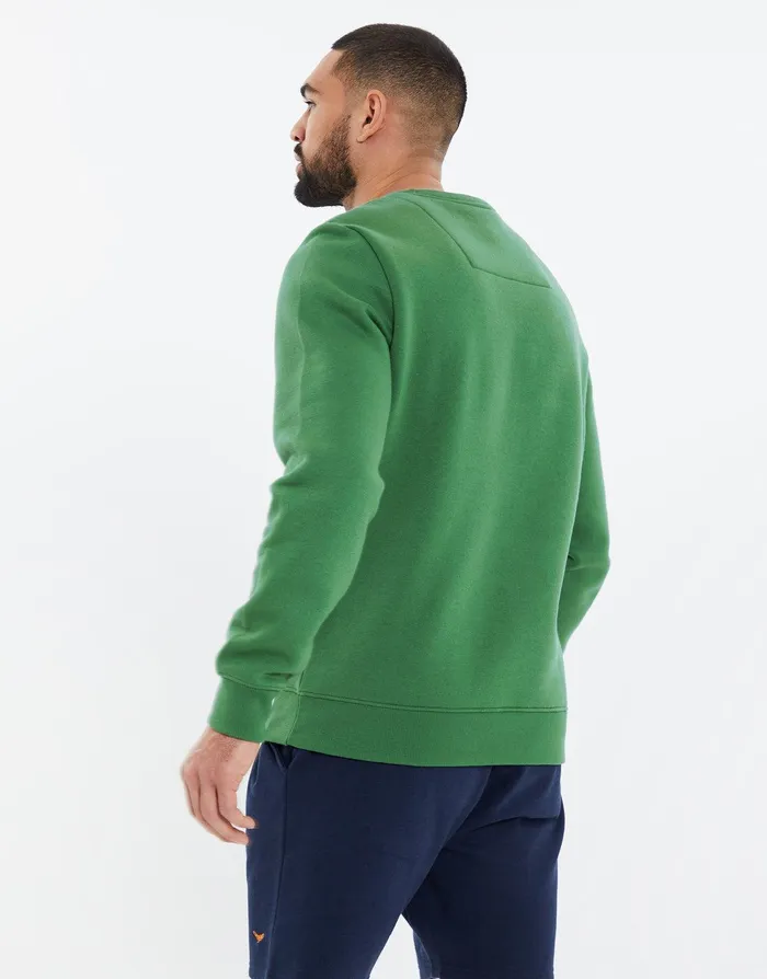 Men Green Virginia Fleece Sweatshirt Green Threadbare Sweatshirts Men Green Virginia Fleece Sweatshirt Green Threadbare Sweatshirts