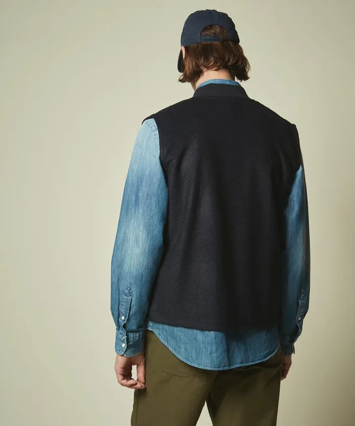Men Hartford Accessories Navy H Cap
