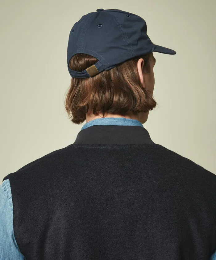 Men Hartford Accessories Navy H Cap