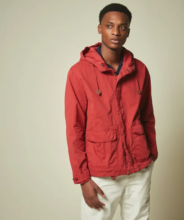 Men Hartford Jackets and Outerwear Brick John Jacket