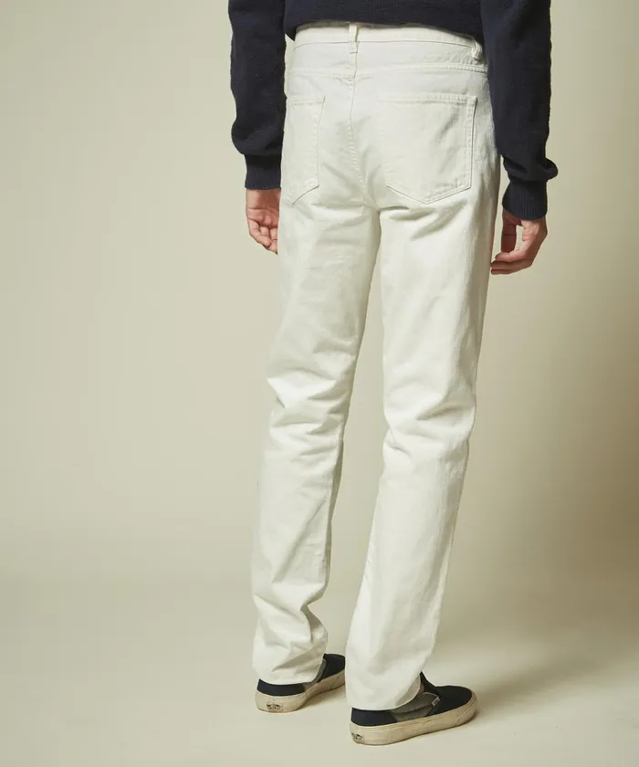 Men Hartford Pants OffWhite Tim 5Pockets Pants In Cotton Twill