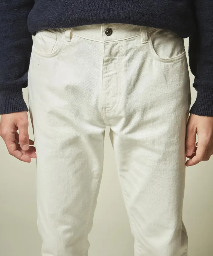 Men Hartford Pants OffWhite Tim 5Pockets Pants In Cotton Twill
