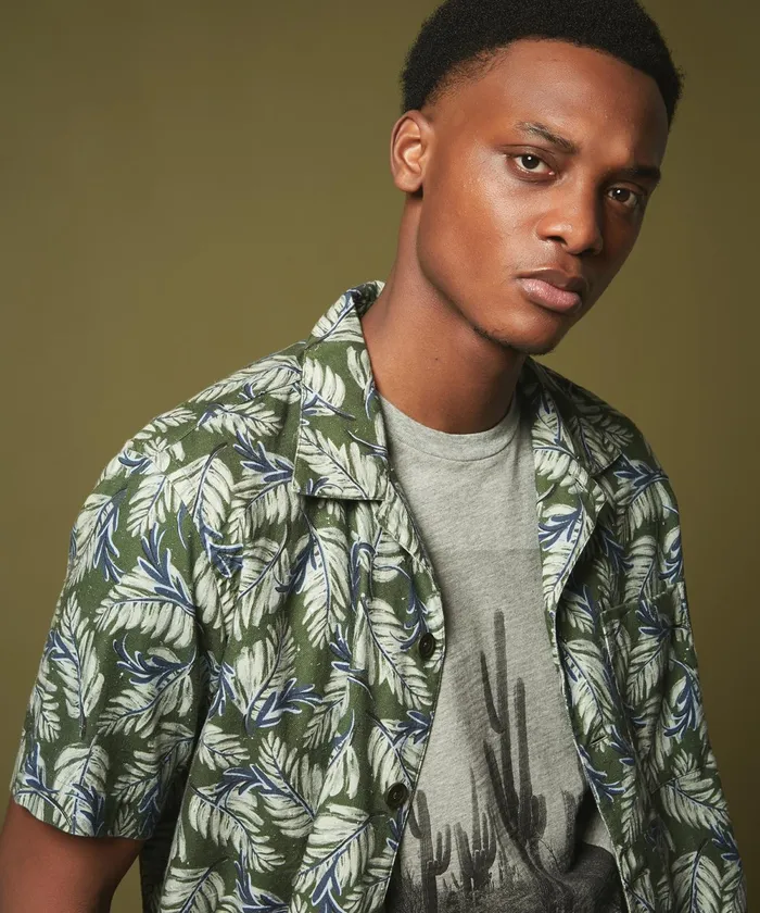 Men Hartford Shirts Palms Print Phil Regular Shirt