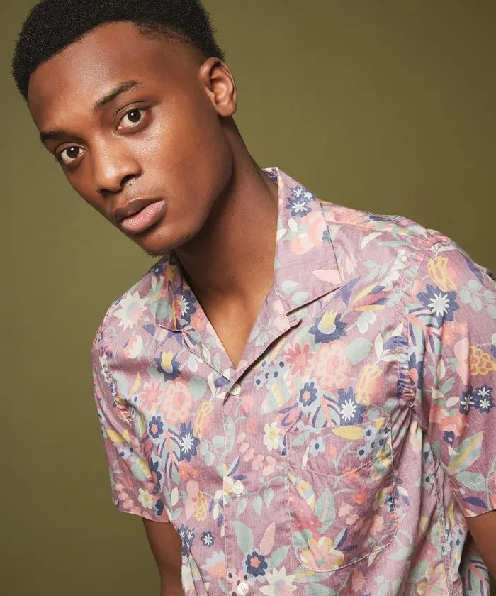 Men Hartford Shirts Reverse Floral Slam SlimFit Shirt