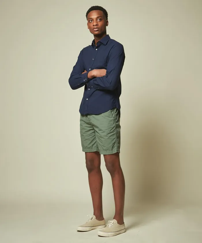 Men Hartford Shorts Army Green Gimmy Light Bermuda Shorts