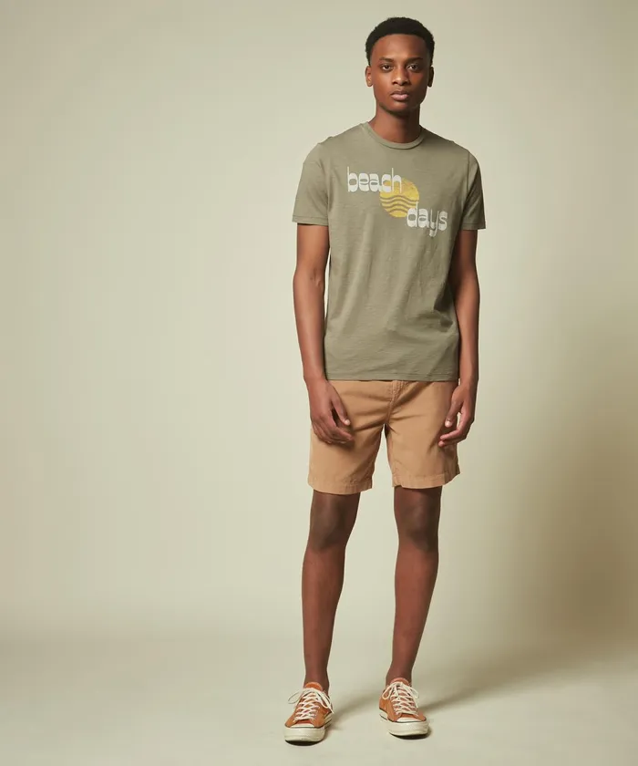 Men Hartford Shorts Caramel Corduroy Gimmy Bermuda Shorts