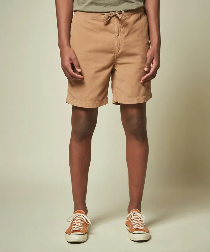 Men Hartford Shorts Caramel Corduroy Gimmy Bermuda Shorts