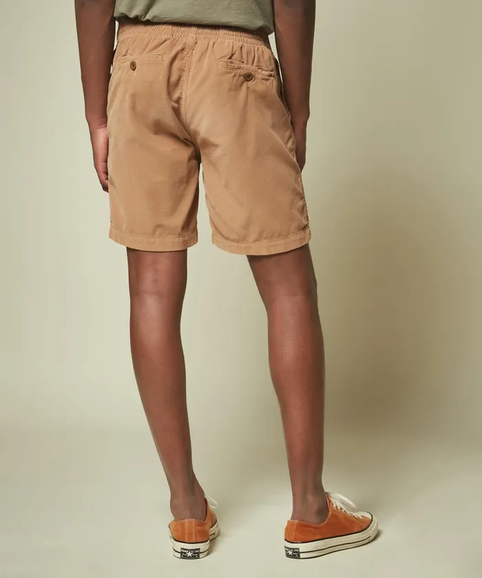 Men Hartford Shorts Caramel Corduroy Gimmy Bermuda Shorts
