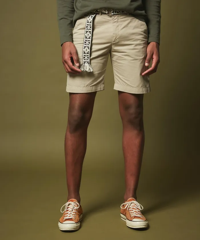 Men Hartford Shorts Dune Cotton Twill Bobby Bermuda Shorts