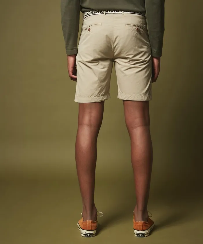 Men Hartford Shorts Dune Cotton Twill Bobby Bermuda Shorts