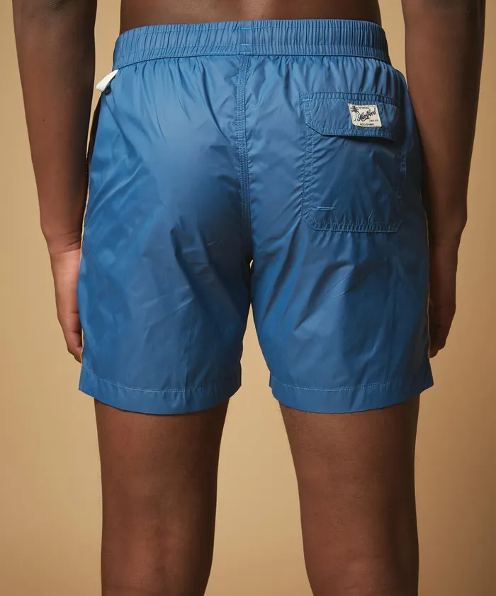 Men Hartford Swimwear Blue Lightweight Swim Shorts