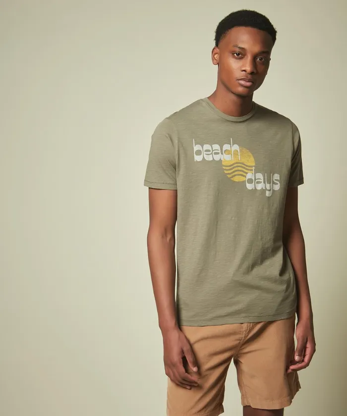 Men Hartford TShirts and Polos Beach Days Print TeeShirt