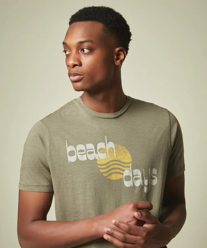 Men Hartford TShirts and Polos Beach Days Print TeeShirt